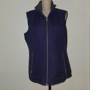 ✨ FREE COUNTRY Women’s Purple Reversible Vest – Size LG ✨